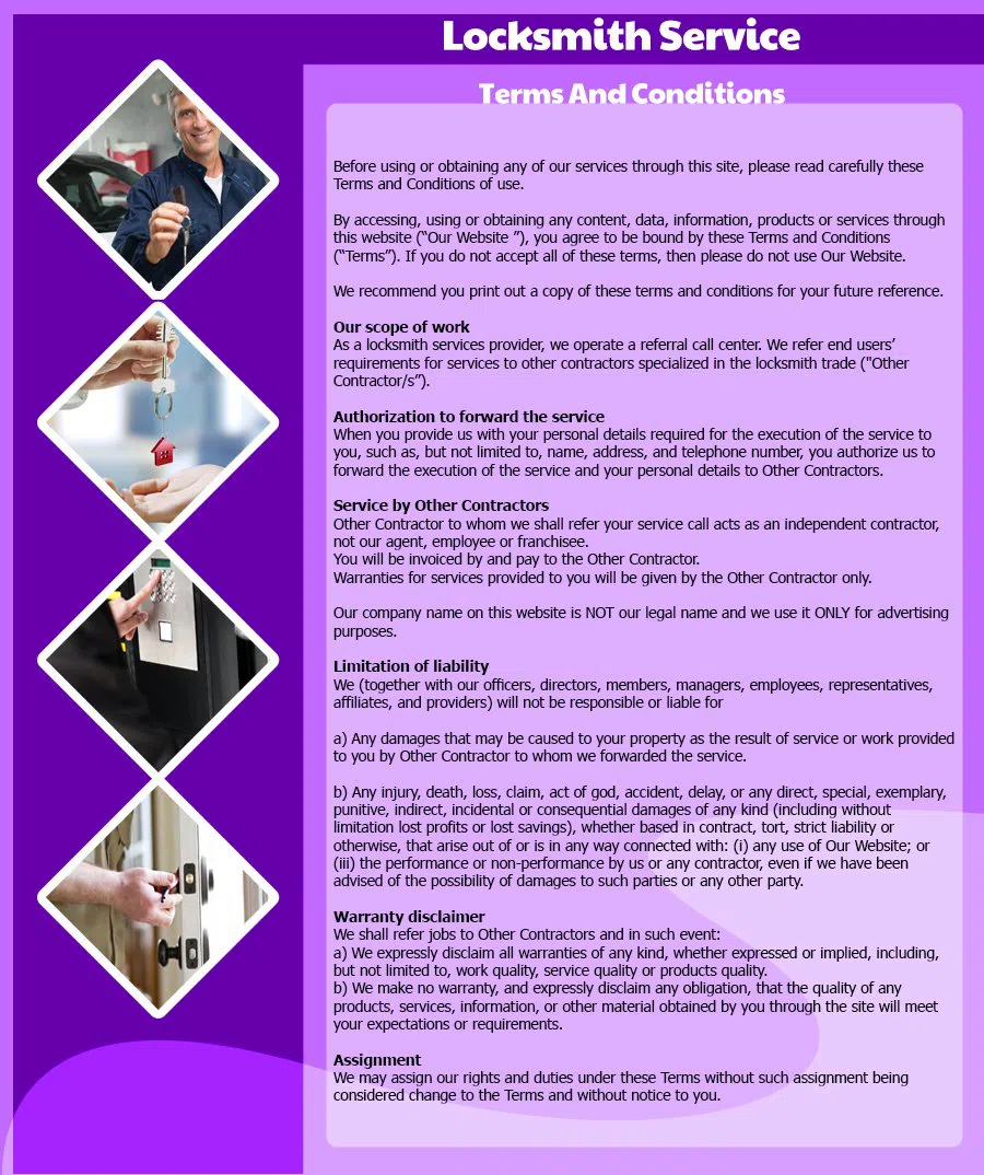 Euless TX Locksmith Store Euless, TX 682-207-3962 - terms